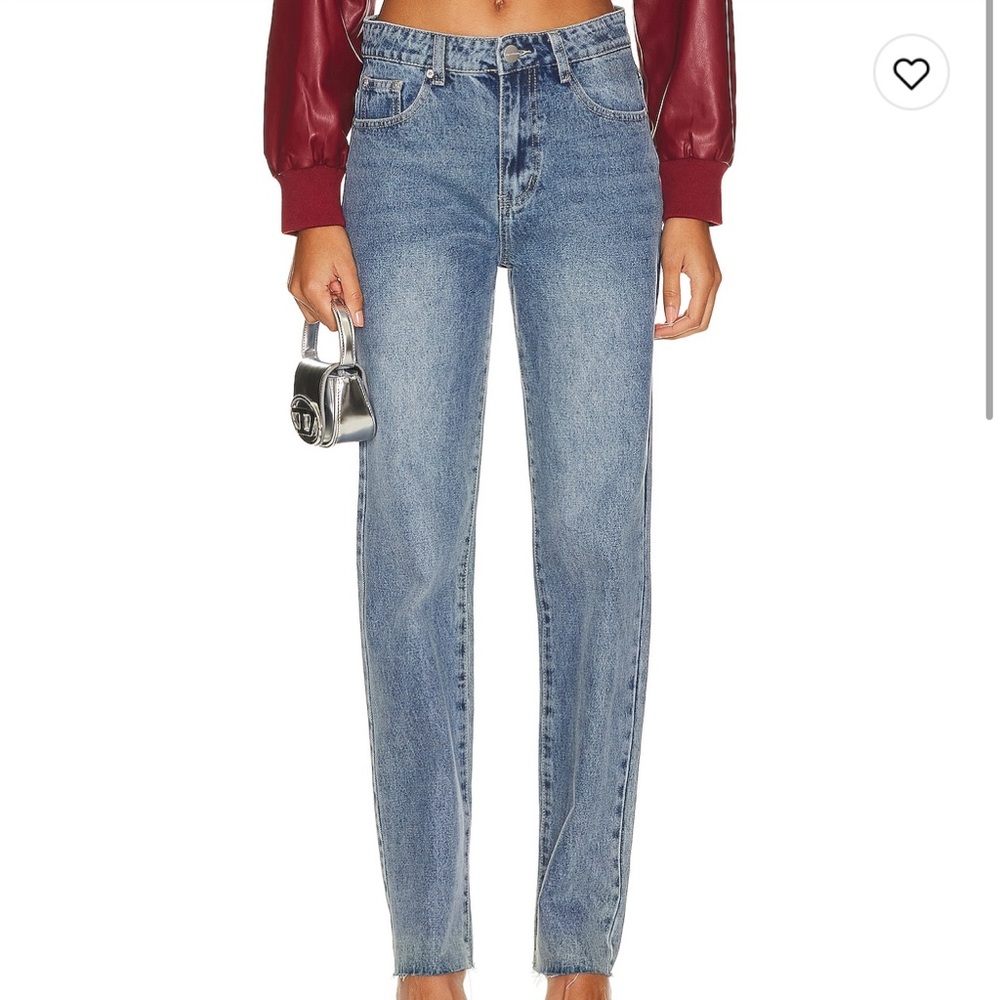 Superdown Dylan straight leg jeans in dark wash